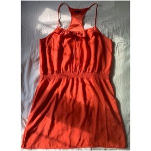 Satin sleeveless dress